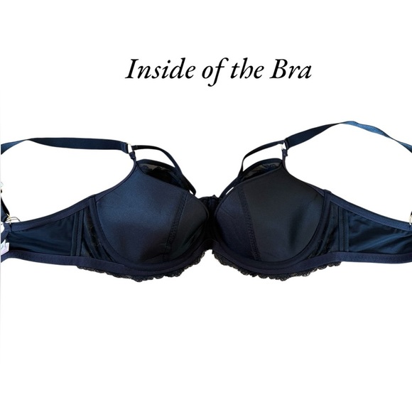 Charade, Black Underwire Bra, Size 36H 🫦 - Picture 7 of 11